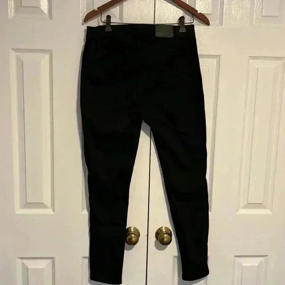 Madewell Mid Rise Skinny Denim Jeans with  Velvet Trim on sides. Size 30 - Picture 4 of 8